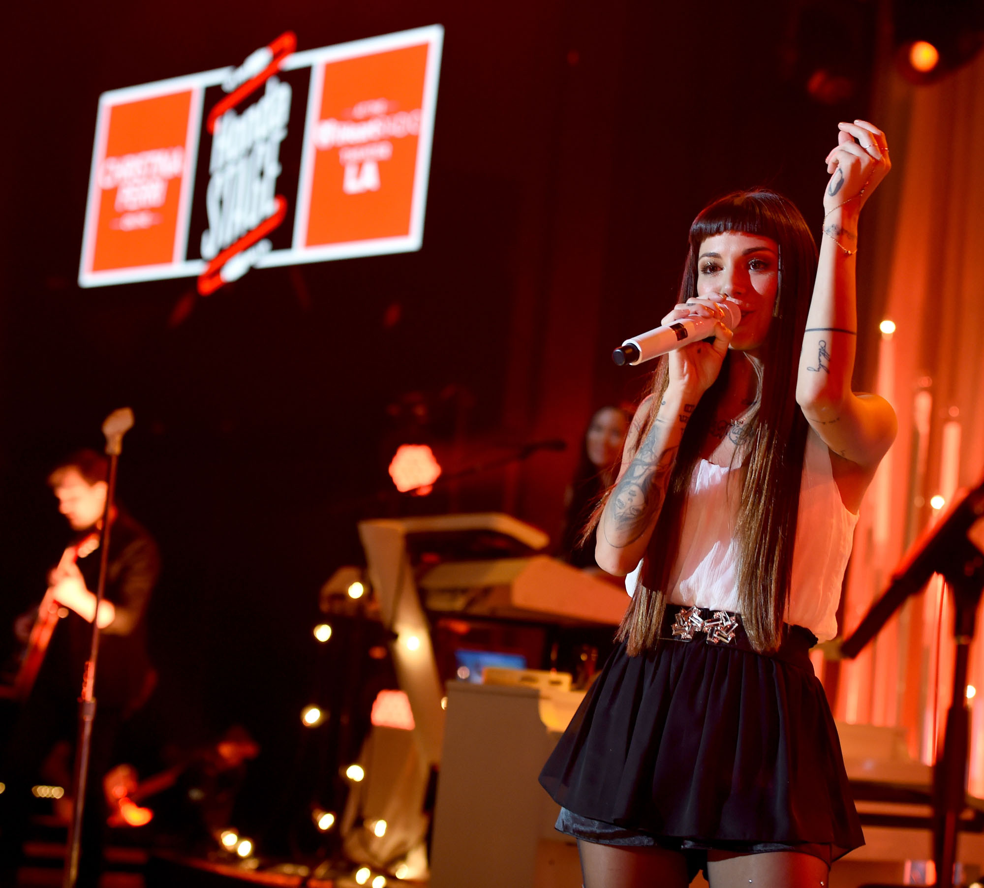 Christina Perri headlines the Honda Stage at the iHeartRadio Theatre Los Angeles on Aug. 8 (Photo by Kevin Winter/Getty Images for Clear Channel)