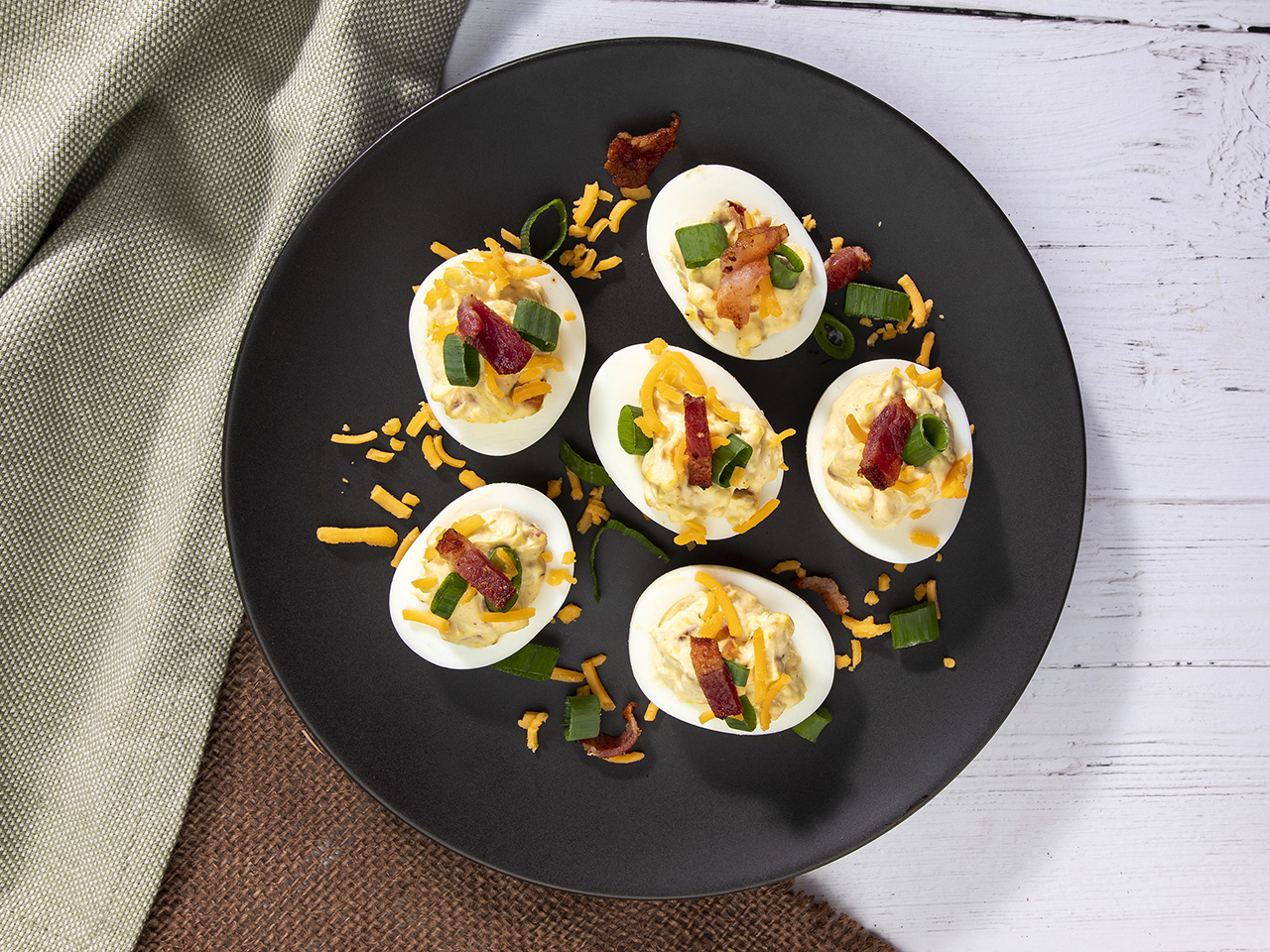 Seasonal Deviled Eggs