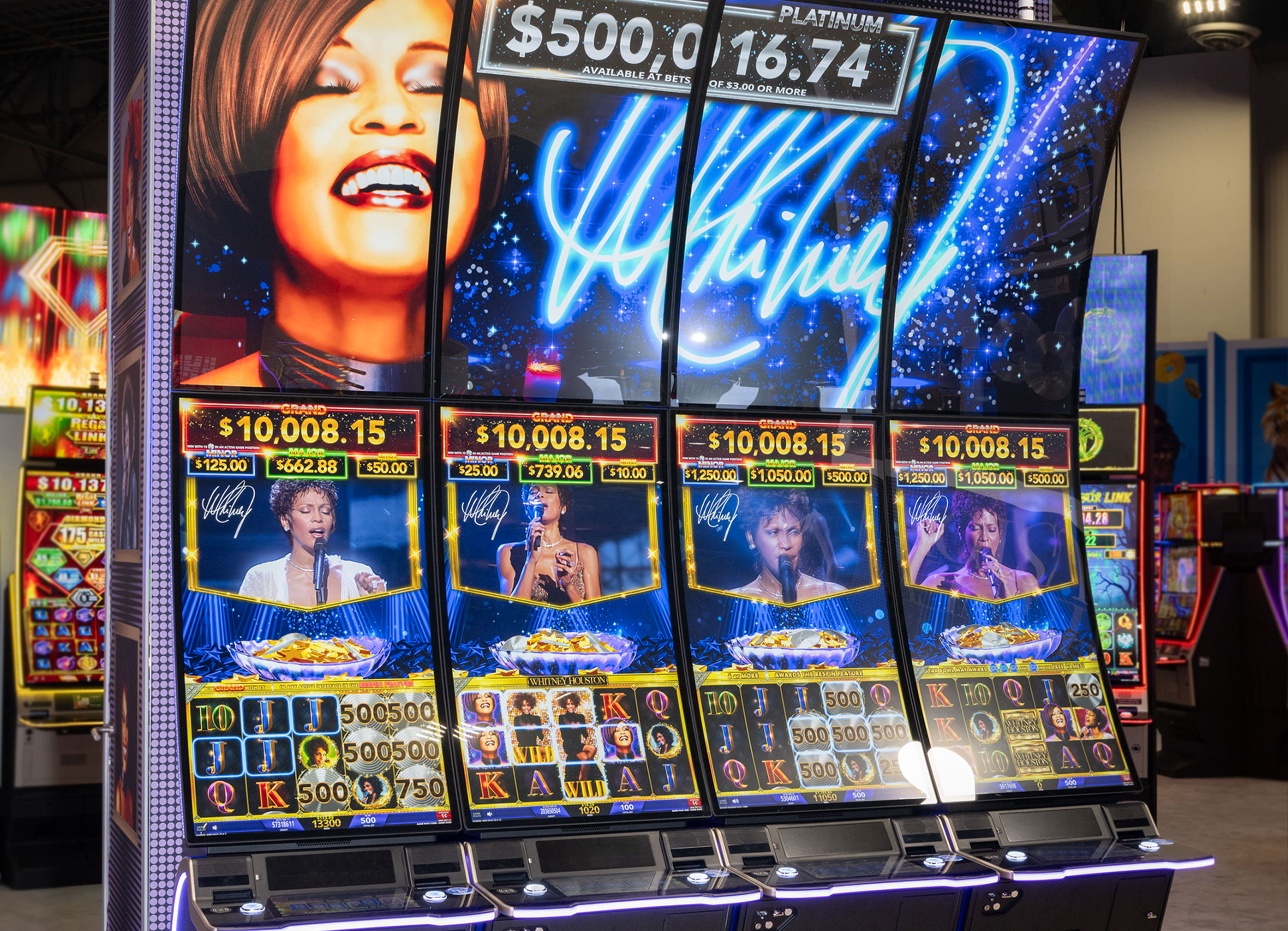 IGT’s Whitney Houston Slots Take Center Stage at Casinos Across the US