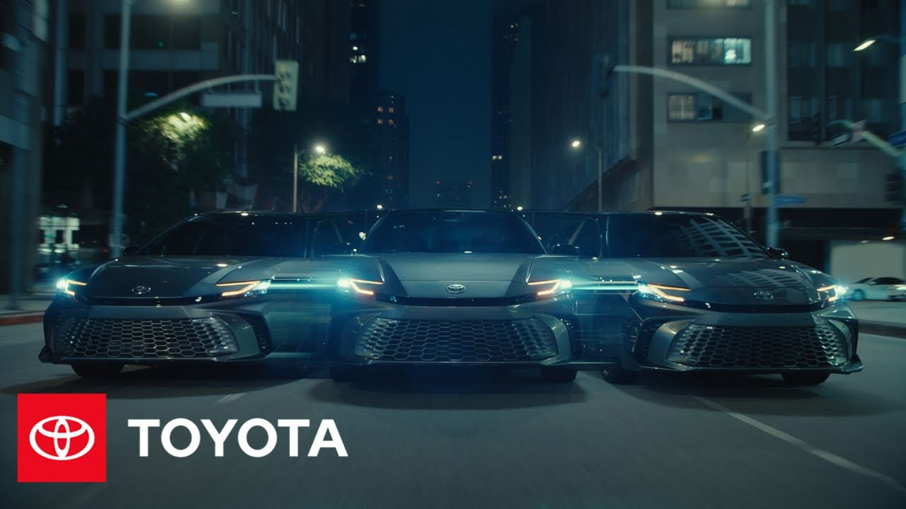 Toyota’s all-new 2025 Camry spot, “Limitless Vibes,” features three friends discussing options for their evening vibe as their Camry multiplies into three.