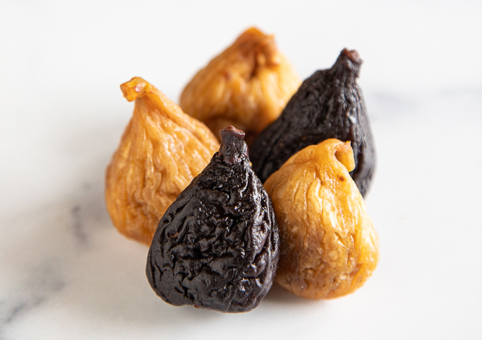 California Dried Figs - Mission or Golden - are available year-round in most major grocery stores.