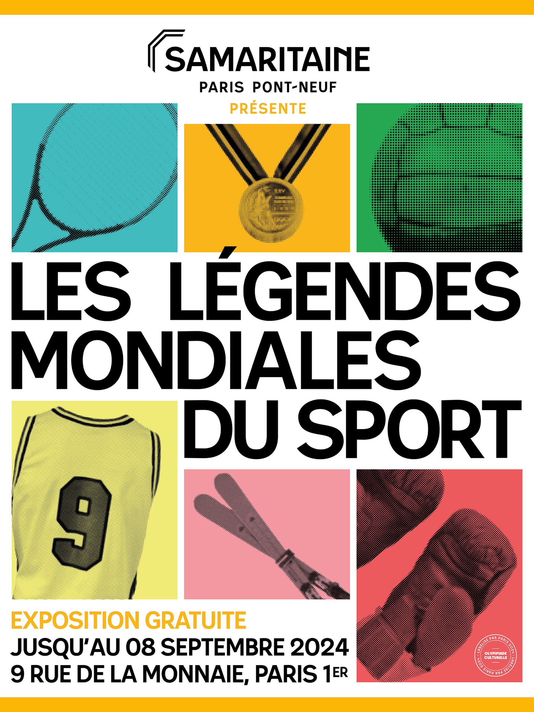 Exposition Légendes Mondiales du Sport à la Samaritaine