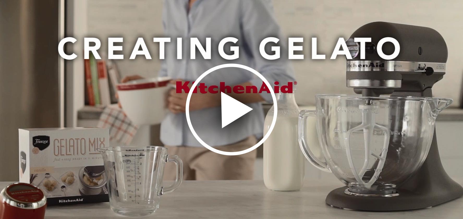 NEW GELATO AND PASTA MIXES FOR KITCHENAID® STAND MIXERS