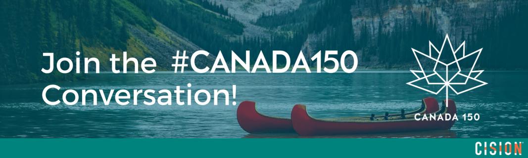 Cision and CNW to boost online mentions of Canada 150