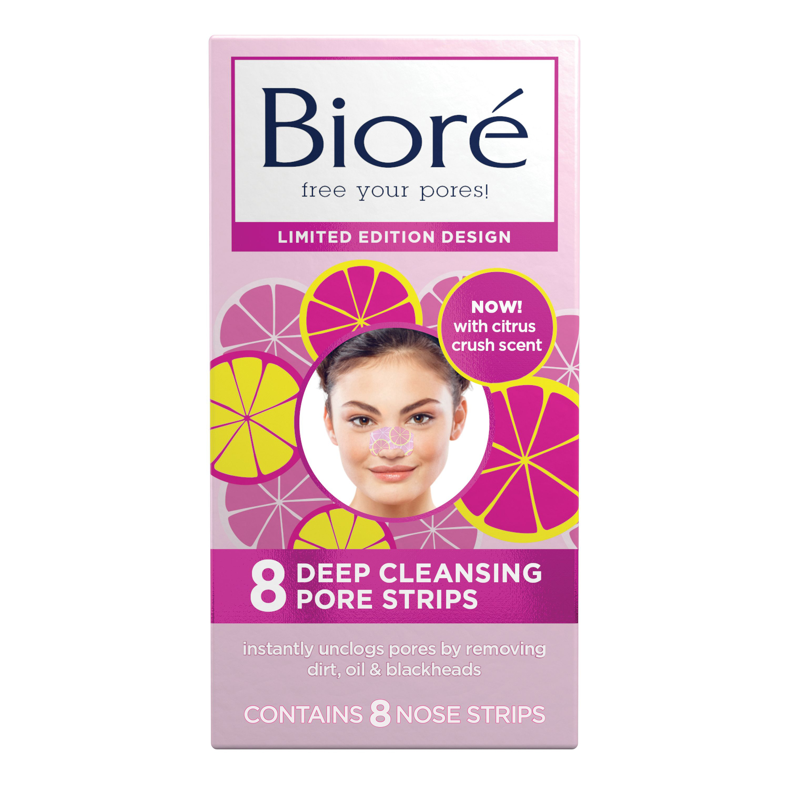 Bioré® Skincare Launches Its 2018 Limited Edition Citrus Crush Pore Strips and Partners with