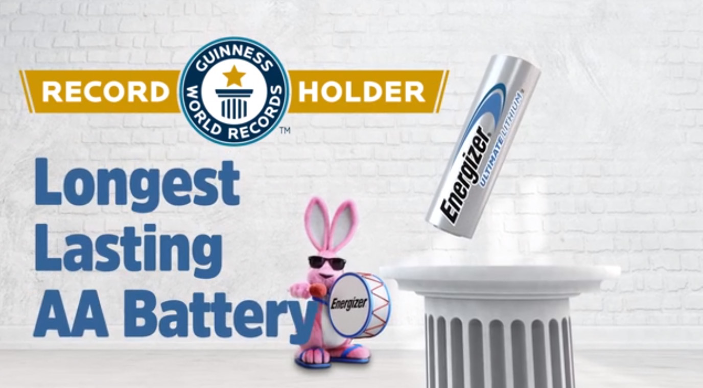 Energizer Sets GUINNESS WORLD RECORDS Title For The Longest Lasting 