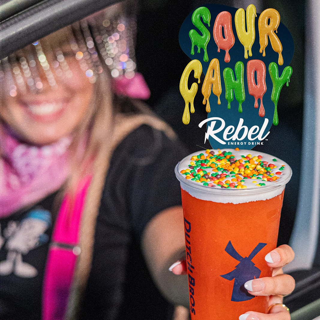 Dutch Bros Launches The Spooktacular Sour Candy Rebel Energy Drink For ...